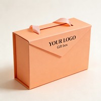 Boîte en carton rose personnalisée en gros, logo personnalisé, boîte cadeau de mariage écologique, grande boîte magnétique, emballage luxueux, boîte en papier