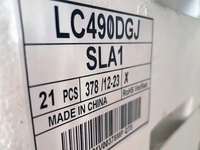 Module d'affichage LCD TFT LC490DGJ-SLA1 neuf de 49 pouces avec une résolution de 3840x2160, 90 PPI et 60 Hz pour écran de télévision intelligente