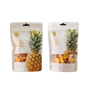 Bolsa de pie de frutas secas laminadas de papel <span class=keywords><strong>Kraft</strong></span> autopersonalizada biodegradable de alta calidad con cremallera para envasado de alimentos - Product Image 4