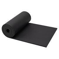 Rouleau de caoutchouc éponge CR à approvisionnement direct, épaisseur personnalisable de 1,5 mm à 40 mm, néoprène imperméable découpé noir, Guangdong
