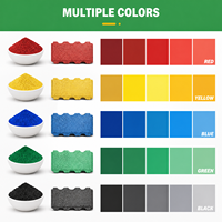 Poudre de pigment d'oxyde de fer brun haute pureté pour la coloration des carreaux de sol en ciment, du béton, résistante à la chaleur, stable aux UV, en vrac