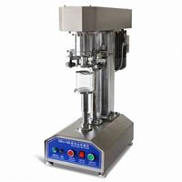 Machine de scellage de boîtes métalliques verticale électrique en acier inoxydable