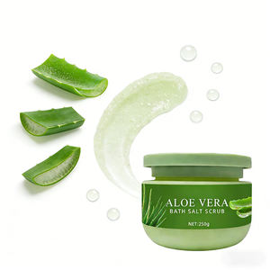 مقشر جسم مخصص بالفواكه نباتي طبيعي عضوي من ملح البحر وزبدة الشيا وشجرة الشاي وفيتامين E والصبار مقشر للجسم - Product Image 5