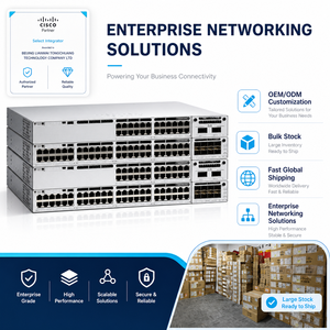 Commutateur Gigabit PoE+ 24 ports 4x10G SFP de la série <span class=keywords><strong>Catalyst</strong></span> C9200L-24P-4X-E <span class=keywords><strong>C9200</strong></span>, neuf et scellé d'origine - Product Image 1