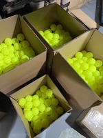 Balles de pickleball durables à 40 trous, norme USAPA, rotation X 4O, en plastique LDPE, pour sport en extérieur, vente en gros usine