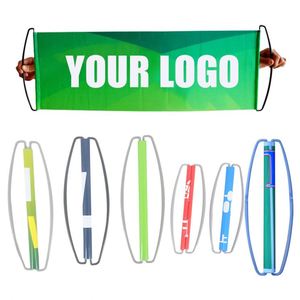 Pancarta Publicitaria Deportiva de Alta Calidad y Bajo Costo, Personalizable con Logotipo, Enrollable a Mano, a Todo Color, para Animar a los Fanáticos - Product Image 1