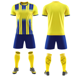 Training Soccer Uniform Breathable Short Sleeve 100% Polyester Sublimation Custom High Quality Unisex Football Jersey Team - Product Image 1