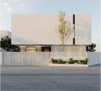 Villa préfabriquée Villa de luxe moderne Maisons préfabriquées construites avec des panneaux sandwich en ciment EPS