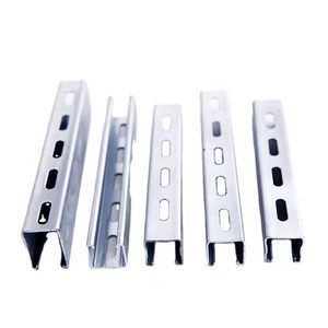 Acier galvanisé inoxydable, <span class=keywords><strong>prix</strong></span> de gros, résistance à la corrosion, acier en forme de C Unistrut 41x21 pour la construction - Product Image 5