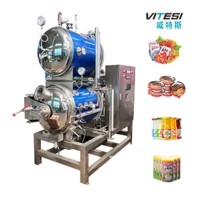 Fully Automatic Electric/Steam Sterilizer Pilot Retort Machine