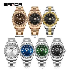 นาฬิกาข้อมือผู้ชาย Suxuan <span class=keywords><strong>Cadisen</strong></span> C8125M รุ่นหรูหรา พร้อมปฏิทินแบบใหม่ กันน้ำลึก 100 เมตร ตัวเรือนสแตนเลส กระจกแซฟไฟร์ สายหนัง - Product Image 4