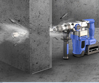 Perceuse à percussion sans fil avec personnalisation, machine de forage rotative électrique à percussion