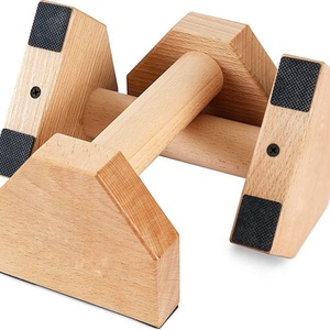 Barre per flessioni OEM <span class=keywords><strong>in</strong></span> <span class=keywords><strong>legno</strong></span>, parallele antiscivolo per calisthenics - Product Image 1