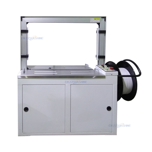 Máquina flejadora automática de piso bajo para cajas de cartón, cajas de envío exprés y mercancías, con un tamaño compacto y fácil de usar. - Product Image 3