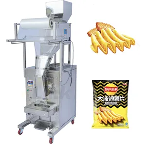 Machine industrielle à haute efficacité pour emballer des sucettes au chocolat noir et des Chips