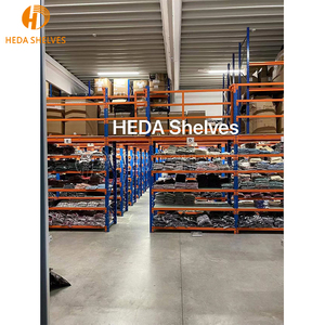 Rak Mezzanine loteng industri rak lantai Mezzanine logam dengan rak penyimpanan untuk merapikan palet di gudang - Product Image 2