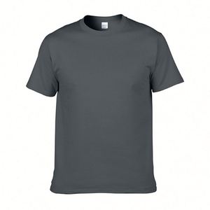 Design Customized Plain T Shirt 100% Cotton Short Sleeve Men Boxy Combed Organic 100% Cotton Original Brand - Product Image 3