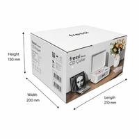 Boîte cadeau en carton ondulé E-Flute 300 g/m² avec fond auto-verrouillant et impression numérique couleur pour lecteur CD audio rétro ou appareils électroniques musicaux