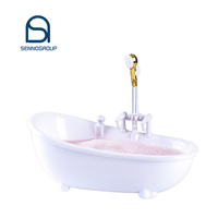 Verres à Cocktail en Forme de Baignoire Blanche Irrégulière et Unique, pour Bar et Restaurant, avec Batterie