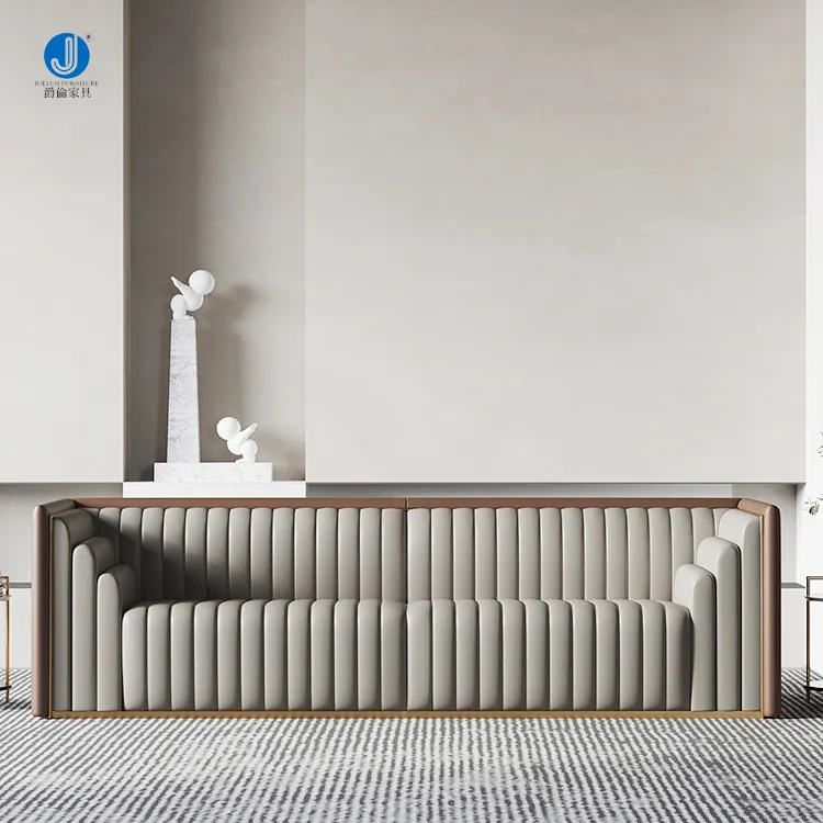 Best China Luxury Furniture Sofa Factory Price Soft Leather Sofa Set Design Modern