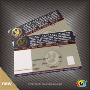 ที่กำหนดเองพิมพ์พีวีซีบัตรประจำตัวประชาชน/พลาสติกตัวอย่างพนักงานบัตรประจำตัวประชาชน - Product Image 3