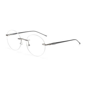 Venta al por mayor de <span class=keywords><strong>gafas</strong></span> ópticas sin marco flexibles para hombres y mujeres de negocios, exquisitas monturas <span class=keywords><strong>redondas</strong></span> para <span class=keywords><strong>gafas</strong></span> sin montura - Product Image 1