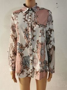 Cardigan Ampio da Donna a Prezzo all'Ingrosso, Camicetta con Stampa Digitale Primaverile, Camicia <span class=keywords><strong>Femminile</strong></span> <span class=keywords><strong>Stile</strong></span> Casual, Top <span class=keywords><strong>Abbigliamento</strong></span> per Donne - Product Image 6