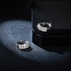 Boucles d'oreilles Ruizuan Pass Dia Tester, nouvelle mode, plaquées or, pour femmes, en moissanite EF - Product Image 5