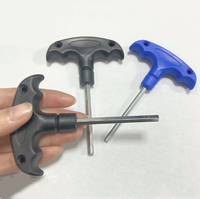Kunci Pas Pegangan Plastik Ekstra Panjang, 2.5Mm 3Mm 4Mm 5Mm Lengan T Pegangan Hex Kunci L
