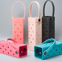 Sac de transport de vin en EVA perforé en gros, personnalisable avec logo, portable, pour une bouteille, étanche, style sac à main pour vin