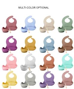 Ensemble d'alimentation pour bébé, bavoir en silicone, bol, cuillère pour bébé, sans BPA, accessoires pour l'autonomie alimentaire du bébé, ustensiles pour tout-petits - Product Image 4