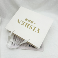 Vêtements personnalisés Chaussures Marque Magasin Sacs en papier imprimé Votre logo Sac à provisions en papier en carton Sacs cadeaux Petite entreprise