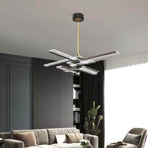 Luxury Minimalist Restaurant Counter <b>Light</b> Modern Bar Pendant Fixture Simple Creative Dining Table Strip Lamp for Living Room - Product Image 5