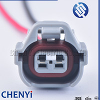 2 Pin colokan injektor bahan bakar konektor tahan air Pigtail 6189-0670 untuk Lexus Cefiro Izusu