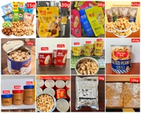 Mantequilla de Cacahuete Seca al por Mayor, Sin Sal, para Snacks