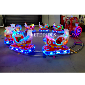 Manège Électrique Mini <span class=keywords><strong>Carrousel</strong></span> Enfants Attraction Parc d'Attractions Train sur Rail <span class=keywords><strong>à</strong></span> <span class=keywords><strong>Vendre</strong></span> pour Fête Foraine et Carnaval - Product Image 6