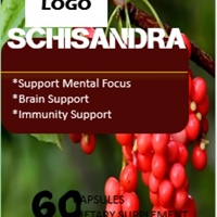 Complément en capsules de Schisandra OEM/ODM pour la gestion du stress hépatique, apportant de l'énergie aux hommes et aux femmes