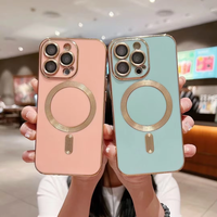 Coque magnétique en TPU souple multicolore pour iPhone 18 17 Pro Max, compatible avec la charge sans fil, vente en gros d'usine