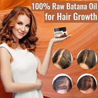Aceite de Batana 100% Puro y Sin Refinar de Honduras para el Crecimiento del Cabello con Queratina y Extracto de Café, Marca Privada
