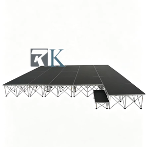 Aluminum <b>Stage</b> Plywood <b>Platform</b> Aluminum Support Mobile <b>Stage</b> for Wedding Performance Exhibition Music Events - Product Image 1