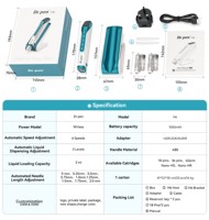 2026 Nouvelle technologie Dr. Appareil de rajeunissement cutané par micro-aiguilletage Pen H6 avec massage vibrant à réglage intelligent