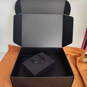 Luxury Matte Black Custom Printed <b>Shipping</b> <b>Box</b> , Rigid Corrugated Mailer Boxes for Beauty & Jewelry - Product Image 6