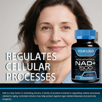 Capsules de complément alimentaire anti-âge à la resvératrol et au NAD+ Plus, ultra puissantes, en marque privée OEM