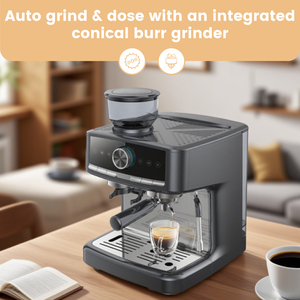 PANCERKA - Cafetera Espresso Semiautomática Profesional de 20 Bares, Cafetera Manual de Granos a Taza, de Plástico para el Hogar - Product Image 4