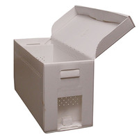 5-Rahmen 4mm Dicke Kunststoff Faltbare Nuc-Bienenkastenbox mit Zuschnittservice für die Imkerei