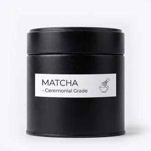 Boîte à thé matcha personnalisée, hermétique, avec couvercle à vis, en fer blanc de qualité alimentaire, vente en gros pour poudre de thé vert - Product Image 3