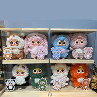 Babythree V3 Boîte Mystère en Peluche Authentique, Figurine Mignonne et Tendance pour Filles, Fabriquée en Chine, En Stock, Cadeau Idéal, Emballage en Boîte Colorée
