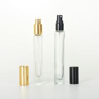 Botol Semprot Parfum Kaca Bening Mini Kosong 2ml 3ml 5ml 10ml dengan Tutup Sekrup, Kemasan Minyak Atsiri yang Dapat Didaur Ulang