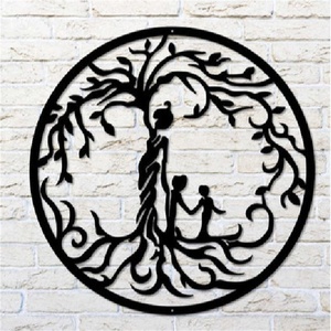 Albero della vita festa della mamma amore infinito produttori di decorazione per la <span class=keywords><strong>casa</strong></span> vendita calda in metallo arte della parete - Product Image 2