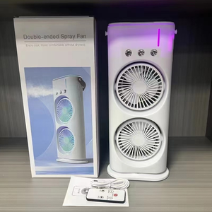Ventilateur de climatisation rechargeable à bas prix avec télécommande, <span class=keywords><strong>brumisateur</strong></span> et humidificateur pour usage extérieur, voiture et bureau - Product Image 1